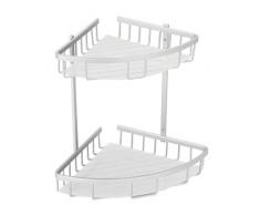 MSV Estante DE Rincon DE Aluminio-Teresina, PVC, Gris, 36x32x26.5 cm