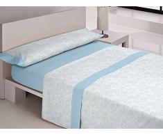 Happy Home Juegos sabanas, Azul, Cama 90 cm