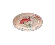 Nador Sea Life-Juego de 2 Platos ovalados (melamina, 24 x 15 cm, en Caja de Regalo)