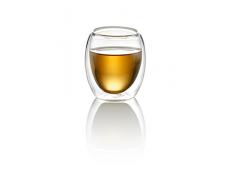 Croci Vidrio de Capa Doble Taza 80 ml, None, 10