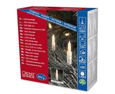 Konstsmide 6020Â âÂ 103Â âÂ Mini guirnalda de luces LED (80Â diodos de blanco cÃ¡lido, transformador externo de 24Â V, cable transparente)