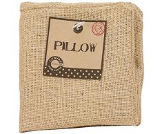 Canvas Lienzo Corp Cinta de Almohada Cuadrada (30,4Â x 12-Inch-Natural