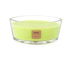 Pajoma Vela aromÃ¡tica de hierba de limÃ³n 500 g, en vaso con tapa de madera, nueva ediciÃ³n premium para aproximadamente 45 horas