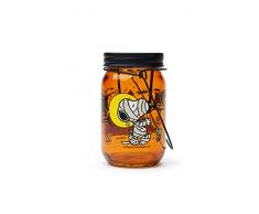 Excelsa Peanuts Halloween Linterna de Puerta de Tealight, Naranja, Dimensioni: 7,5 x H.13 cm