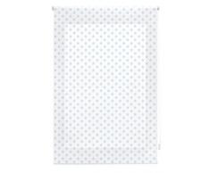 Blindecor Stars Estor Enrollable, Tela, Blanco con Estrellas Celeste, 130 x 180 cm