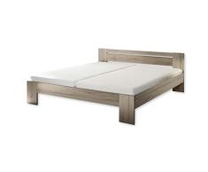 Stella Trading Cannes FutÃ³n 180 x 200 cm â Cama Doble Minimalista, Roble San Remo Claro