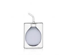 Ichendorf Milano Aceitera de dos paredes Smoke 150 ml colecciÃ³n Cilindro color doble pared