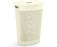 CURVER Filo Cesto para Colada, Blanco Marfil, 44 x 35 x 61 cm