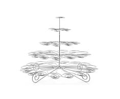 Habi Yz1110/5 Soporte de Metal 41 estantes cm 45x36 Bandejas de Cocina, Multicolor, One Size