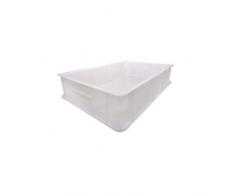 Caja para la Masa para Pan y Pizza «GIGANPLAST» Mod.Service 60 x 40 x 10 cm, Blanca