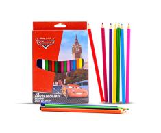 Cars 37453 Caja 18 Lapices, Multicolor, Talla Ãºnica