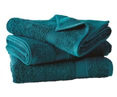 De Witte Lietaer 194870 Lote de 3 Toallas de Ducha AlgodÃ³n Verde Pato 140 x 70 cm