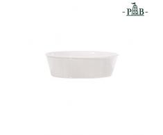 La Porcellana Fiesole Oval Fuente de Horno Caja de Regalo, Color Blanco, 19Â x 13,5Â x 6Â cm