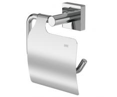 Portarrollos Lenz Rain Cromo con Tapa
