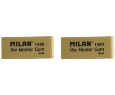 Milan BMM10314 - Pack de 2 gomas de borrar