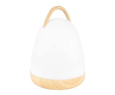 Lampara led Acabado Madera 2xaa