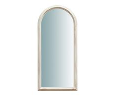 Biscottini Espejo Vintage 90x40 cm | Espejo de Pared baÃ±o y Dormitorio | Espejo Entrada