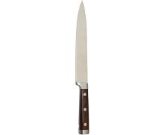 Home & Style - Cuchillo para carne (acero inoxidable, 21 x 3 x 3 cm), color plateado