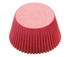 DECORA 12Â Piezas para Hornear Tazas, Rojo, Juego de 12