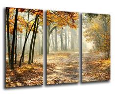 Poster Fotográfico Bosque Otoño, Paisaje Naturaleza, Atardecer Tamaño total: 97 x 62 cm XXL