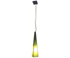 Interfan Lámpara Colgante Prisma E14, Verde