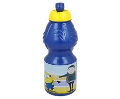 Minions 2556; botella de agua sport, capacidad 400 ml;