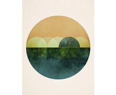 Komar Wandbild Von Mirrors | Poster, Bild, Wohnzimmer, Schlafzimmer, Dekoration, Kunstdruck | ohne Rahmen | P064-30x40 fotomural, carbÃ³n