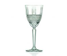 RCR Juego de 6 Copas de la colección Brillante Vino Tinto de 230 ml. Modelo: 26966020006, Glass