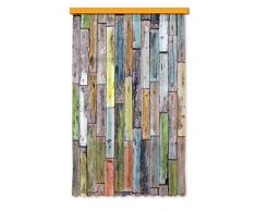AG Design Exterior con diseño de FCC L 4508 de ambientes/impresión fotográfica de Madera de la Cortina, 140 x 245 cm, 1 Teilig