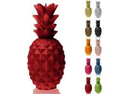 Candellana Hecho a Mano Pineapple Vela de Regalo - Divertida - Vela Decorativa - Decoración del Hogar - Regalos para Amigos - Mecha de Algodón - Tiempo de Quemado 119h - Vela Red