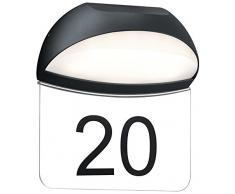 Trio Muga - Aplique exterior LED, 6 W, 500 lm, color antracita