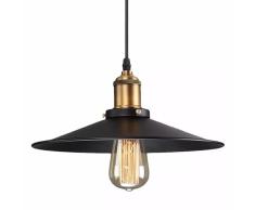 Barcelona Led Lampara Vintage Industrial Colgante de Luz Negro Metal Retro Clásico Edison Moderna Iluminación