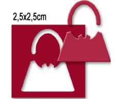 Vaessen Creative Perforadora de Papel, Bolso, Talla M, Para Proyectos DIY, Scrapbooking, CreaciÃ³n de Tarjetas y MÃ¡s