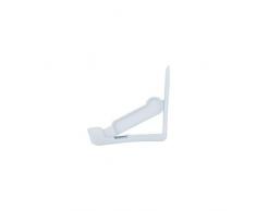 d-c-fix® Soporte para Mantel de Mesa, Soporte para Mesa, Cocina, Comedor, salón, jardÃn, Accesorios, decoración, diseño, plástico, sujeción Fija, Color Blanco, 4 Unidades