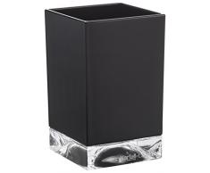 Kartell Boxy Portacepillos, Negro, 7.3x7.3x12 cm