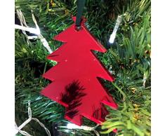 Super Cool Creations Adornos de árbol de Navidad con Espejo para árbol de Navidad, Paquete de 10