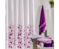 Sancarlos Plants Cortina Ducha, Polyester, Morado, Talla única