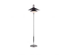 Lumineca Lámpara de pie con Dos tulipas metálicas Coffie Hon, 4 W, Marrón, Diámetro: 45 cm. Altura: 160 cm.