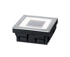 Paulmann 937.74 93774 LED Transparente Iluminación de Suelo Jardín, 24W, Acero Inoxidable, IP67, 500 kg Integriert, 0.24 W, 10 x 10 x 4,5 cm