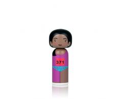 Lucie Kaas FLO-Jo Figura Decorativa, Madera de Haya, Multicolor, 14,5cm
