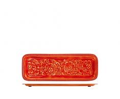 H&H Indian Summer - Bandeja de Metal Rectangular (13 x 36 cm), Multicolor