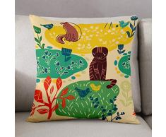 Bonamaison Cojines, Multicolor, 45x45