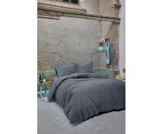 BLCKOUT Texas-Juego de Fundas de Cama, Color Azul, algodÃ³n, 140 x 200/220 cm