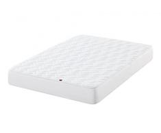 Belnou Oslo 1 Cubre Colchón, Algodón, Blanco, 105x190x15 cm