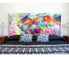 Cabecero Cama PVC ImpresiÃ³n Digital | Ciudad Colorida 100 x 100 cm | Cabecero Original y EconÃ³mico