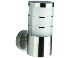 Philips myGarden Calgary - Aplique sin sensor, LED, 14 W, iluminación exterior, E27, IP44, color gris