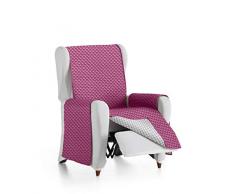 Eysa Oslo Funda, Poliéster, C/2 Fucsia-Gris, 1 Plaza 55cm. Válido para sofá Desde 60 a 110 cm