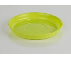 Kimmel 21-000-2107-1 - Platillo para cubertería infantil, plástico, color verde