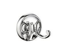 SMEDBO Villa toallero de Gancho Doble, Plata