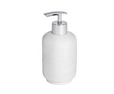 Wenko Dispensador de jabón Goa Neo, Capacidad de 0,3 l, de polirresina, polirresina, weiß, 7.5 x 7.5 x 16 cm
